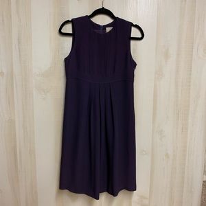 EUC Burberry Plum Pleated Dress Size 4
